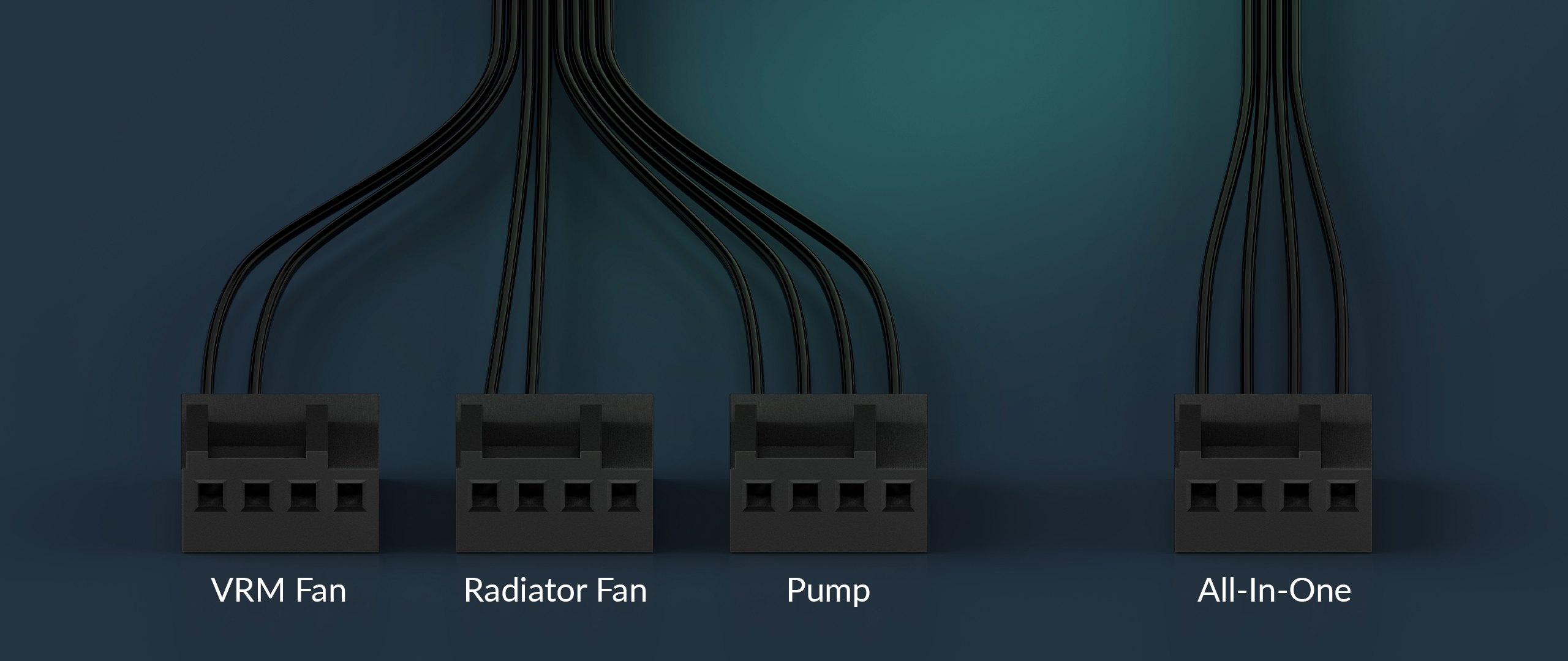 Liquid Freezer III Pro Anschluesse Black Mobile en